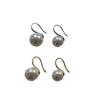 Trendy Retro French Cotton Pearl Earrings - Autumn/Winter 2026