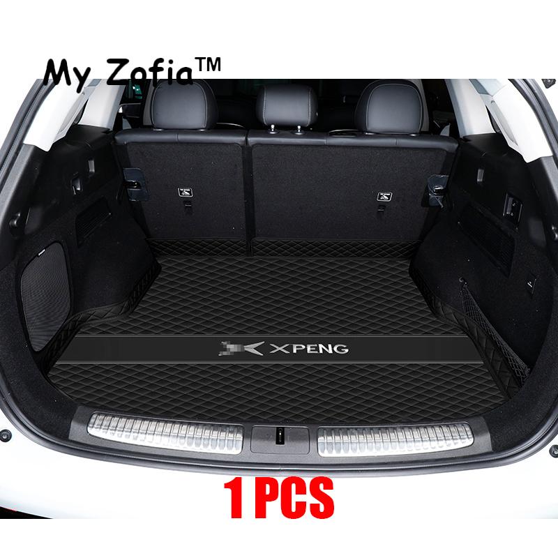 For Xpeng G9 XiaoPeng G9 2023 2024 2025 Car Trunk Mats Waterproof Auto Boot Car Custom Protector Pads Interior Accessories