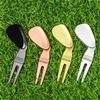 Golfs Balls Retriever Metal Materials Quality Golf Fork Golfs Green Accessory for Men Women Golfs Pitch Mark Repair Tool
