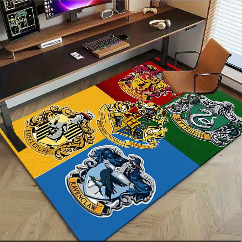 Harry Potter Hogwarts House Crests Phone Case CoverOffice Mat Home Decor Office Rugs LB96