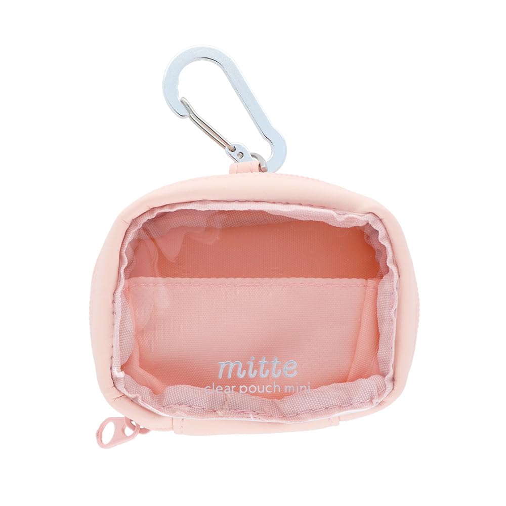 Stationery Clear Pouch Mitte Apricot Pink S2334895 Sun-Star