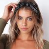 Women's Paisley Sport Yoga Headband - Sweat-Absorbing, Elastic Cotton, Bohemian Style