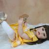 BZDOLL 55CM Ny Full Silikon Reborn Baby Girl Doll Toy 22 Tommer Vinyl Classic Dress Up Boneca Bursdagsgave Badeleke