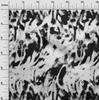 oneOone Cotton Flex White Fabric Animal Skin Sewing Material Print Fabric By The Yard 40 Inch