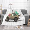 Lada Niva Creative Design Comfortable Warm Flannel Blanket 2121 Lada Niva Offroad 4X4 Suv Soviet Nivalove Automotive Trucker