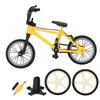 Mini Mountain Bike Model Racing Toys 1 10 Dollhouse Accessory Craft Bicycle Desk DecorationYellow
