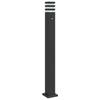 VidaXL Lampadaire d'extérieur avec capteur noir 110 cm aluminium, éclairage au sol d'extérieur, éclairage au sol de jardin, 4006403