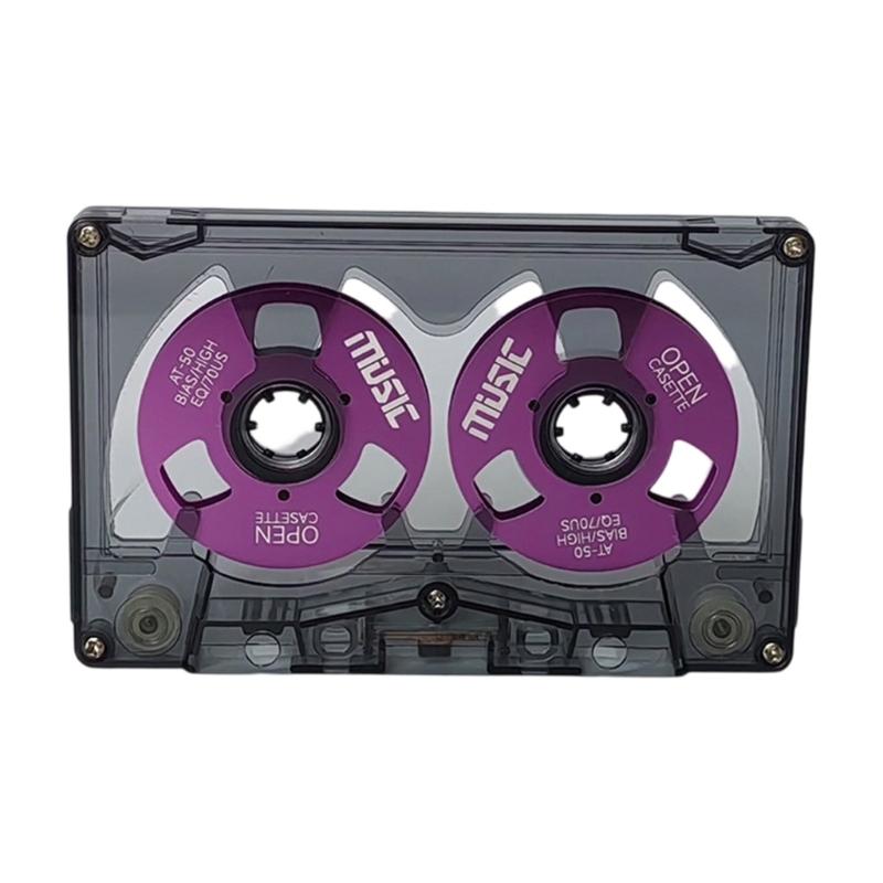 Retro Metall Spulen-Kassettenband 45 Minuten beidseitig Aufnahmeband für Audiophile und Retro-Sammler