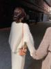 Popular Korean Soft Waxy Sweater & Midi Skirt Knit Set for Women - Autumn 2025 Fashion