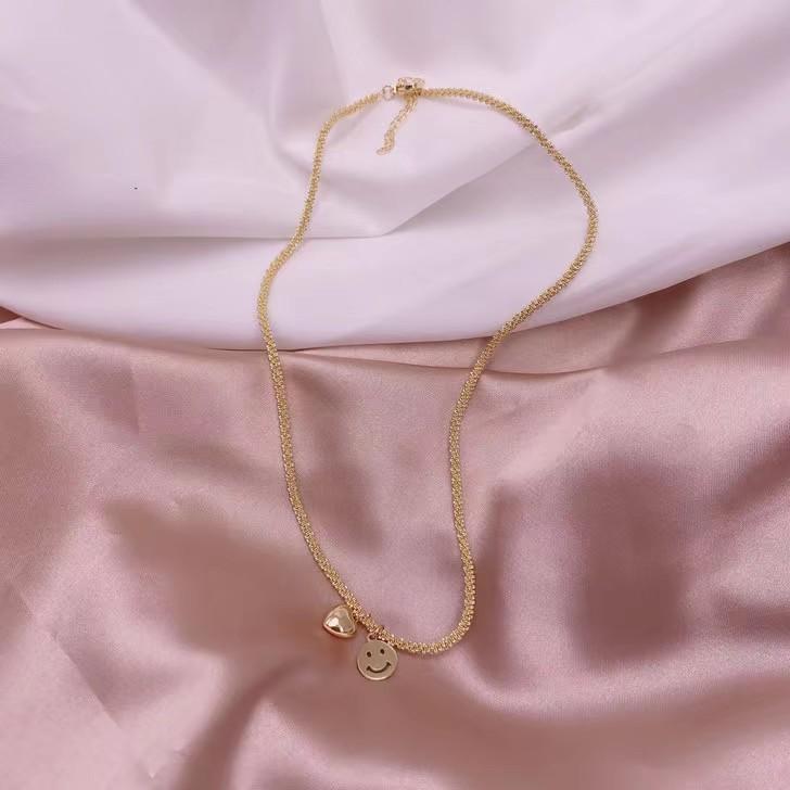 New Rice Grain Freshwater Pearl Emerald Necklace Dongdaemun Fashion Necklace Temperament Micro-inlaid Zircon Bracelet