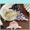 Acetate 13cm Gorgeous Hair Claw Clip In Blue Pink Featuring Fashionable Bow For Women