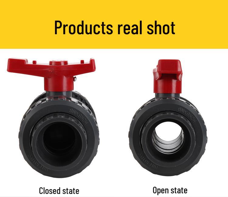Shennan Q61F-16S UPVC Anti-Backflow Kitchen Drain Ball Valve