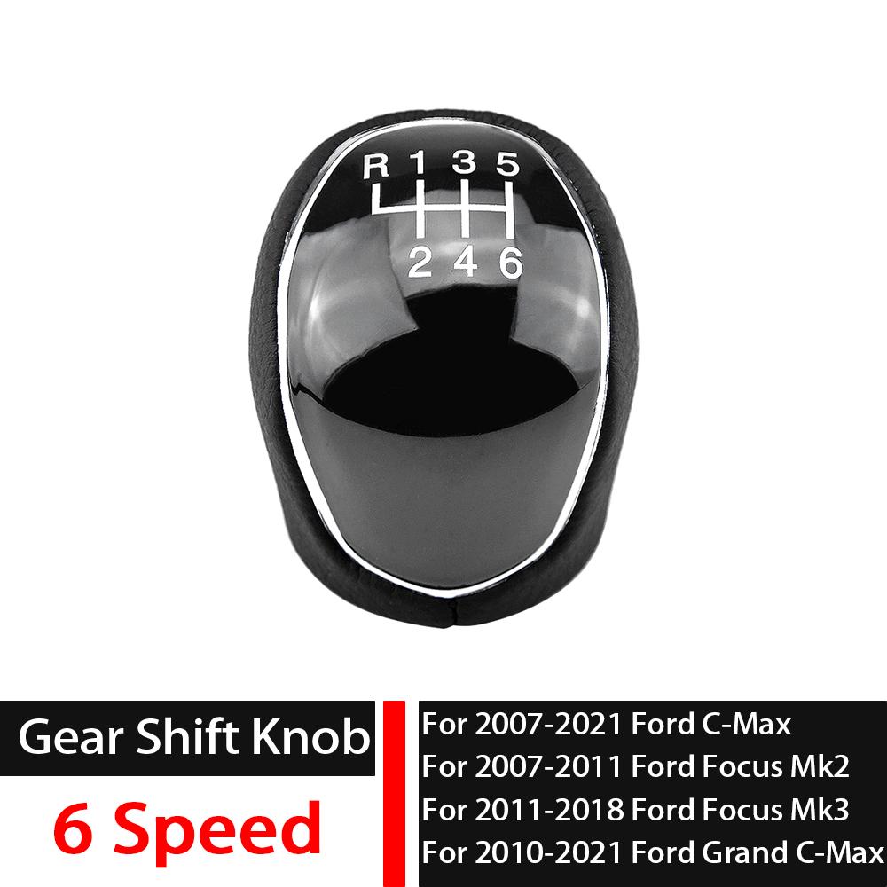 Car Accessories Gear Shift Knob 5/6 Speed Shift Knob Fit For 2010- Ford Grand C-Max For 2008- Ford Kuga Auto Accessories