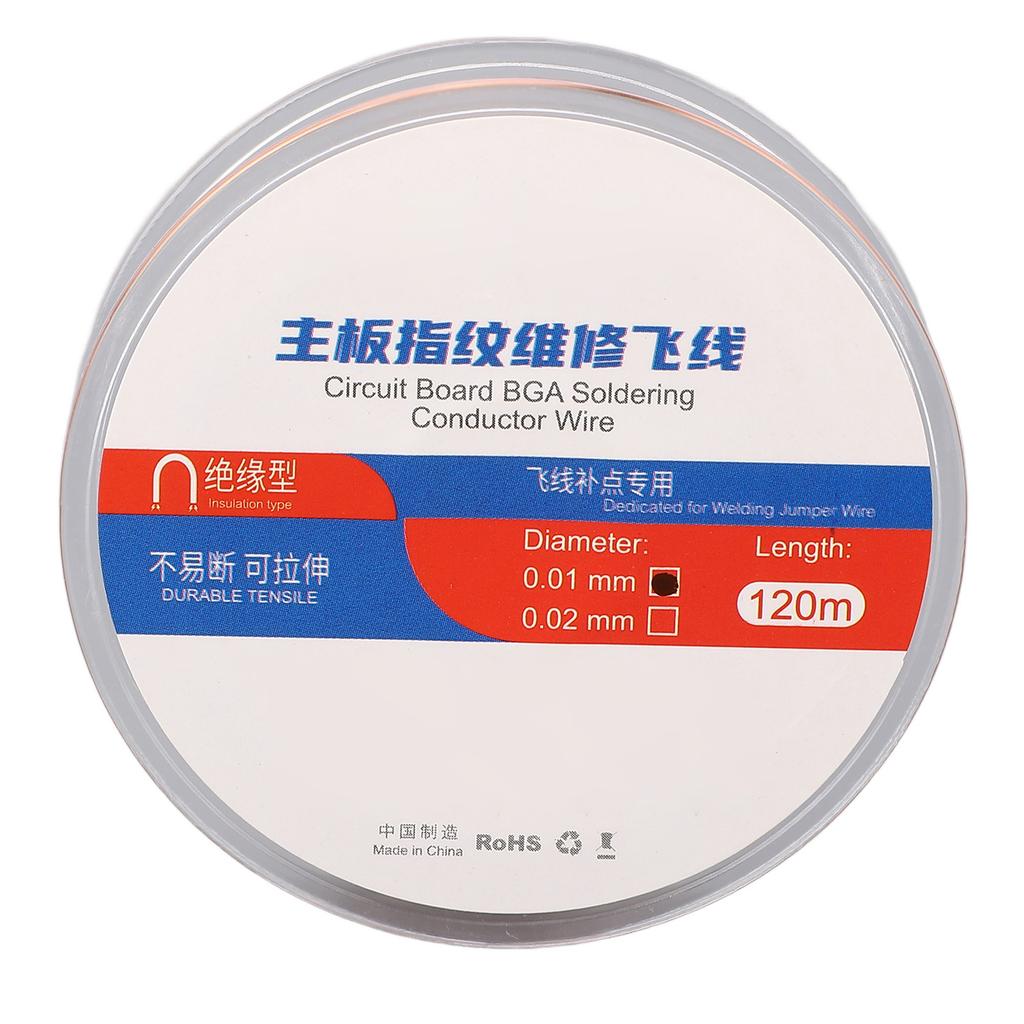 Phone Chip Conduction Wire 120m Insulated Cell Phone Motherboard Fingerprint   Wire