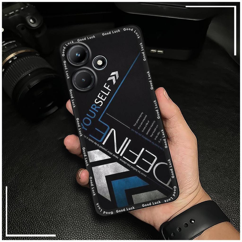 Full wrap Dirt-resistant Phone Case For infinix X6831/Hot30 4G Anti-knock Graffiti Fashion Design Shockproof Durable TPU