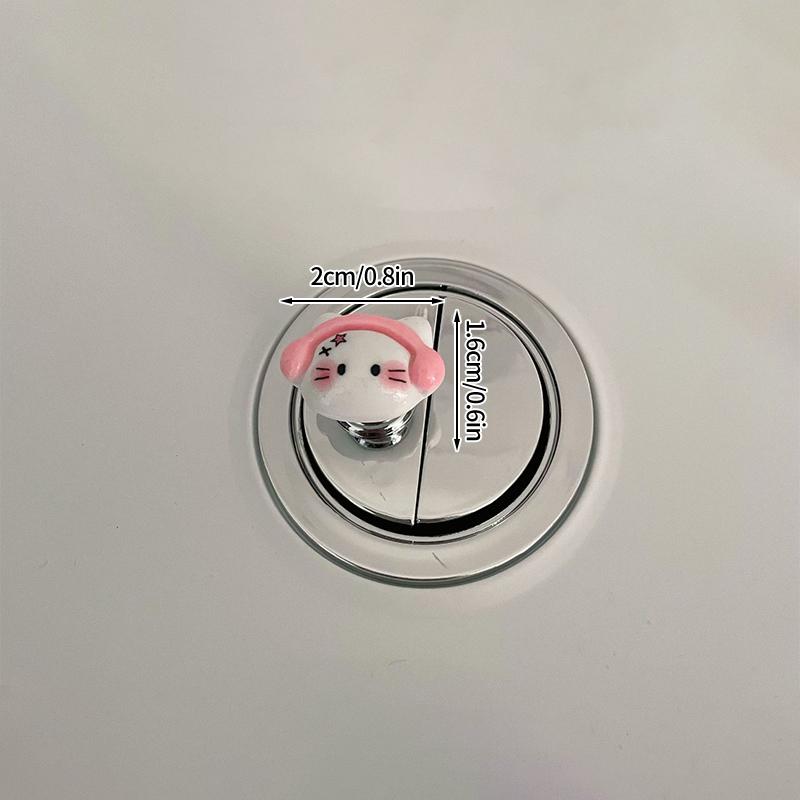 

1PC Toilet Presser Mini Toilet Press Button Water Tank Push Switch Small Toilet Plungers Cabinet Drawer Handle Nail Protector
