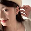 Retro Wheat Earring: Elegant Women's Light Luxury, Unique High-End Design, Trendy and Fashionable Ear Jewelry