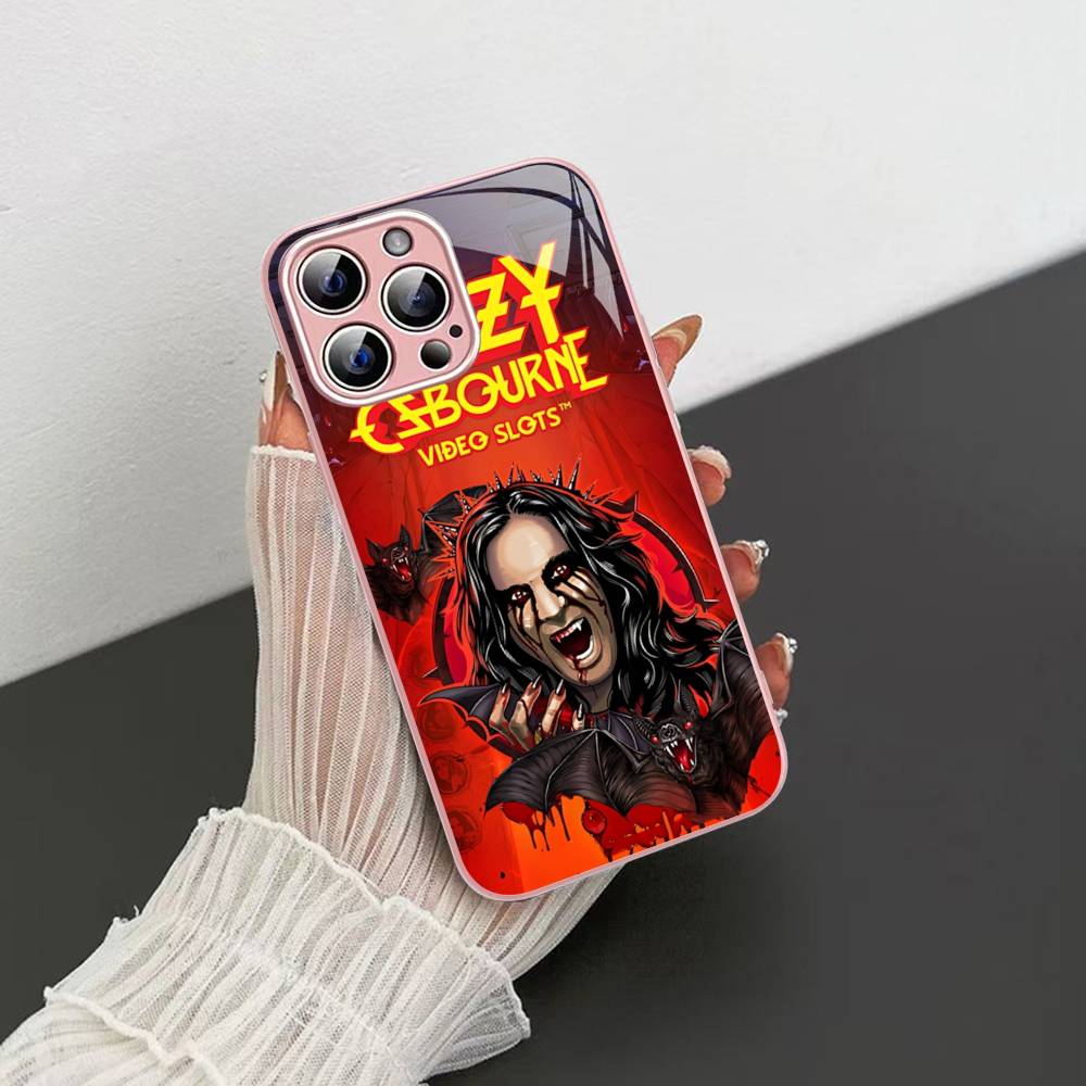 

Retro Band O-Ozzy O-osbourne Fashion Tempered Glass For Iphone 14 13 12 11 Pro Mini XS MAX 14Plus X XS XR Cover iphone 11