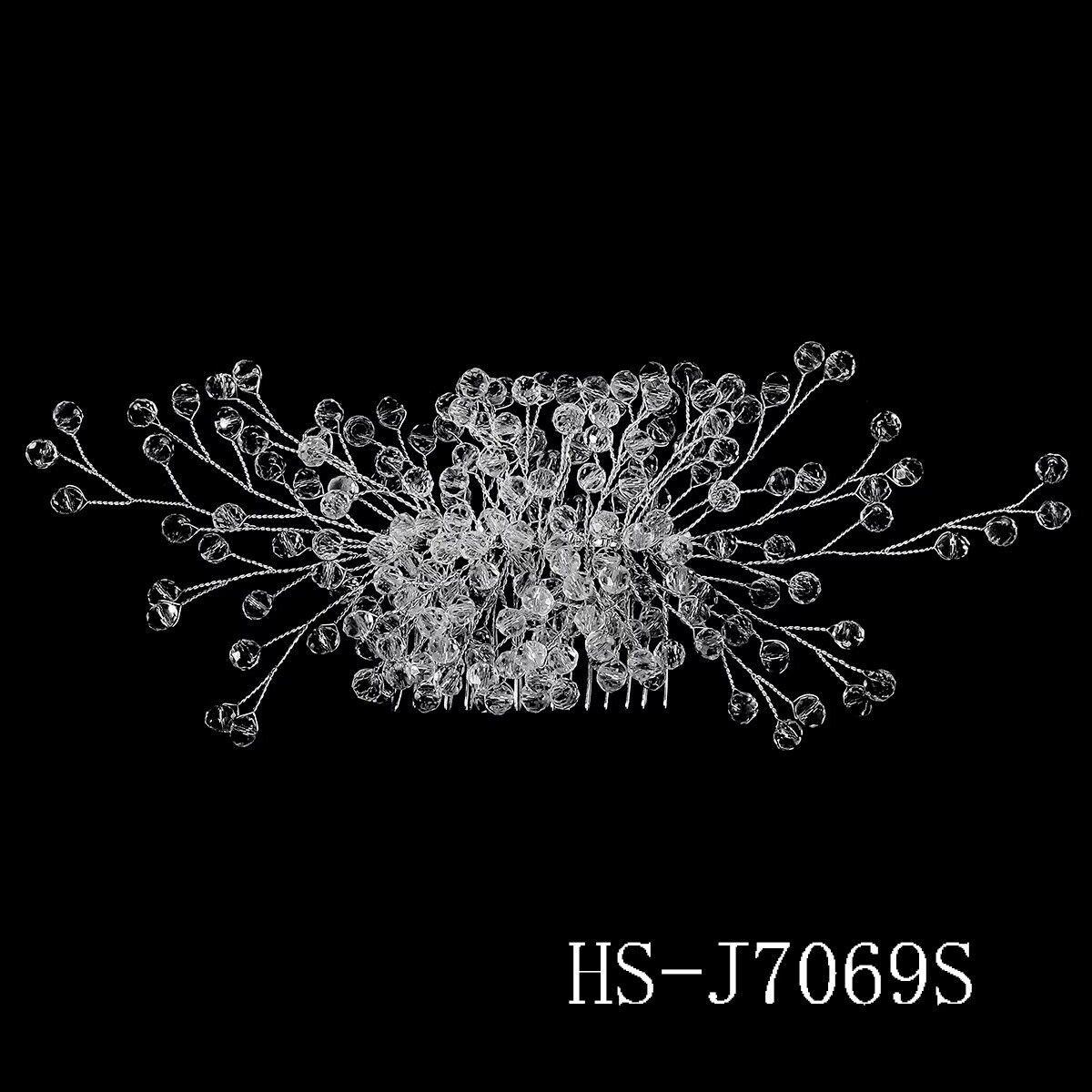 

Новая свадебная тиара, хрустальный гребень для волос ручной работы, свадебное платье, ретро-аксессуары для волос, роскошный и красивый гребень