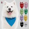 Print Patterns Large Size Polyester Dog Bandana Hat Triangle Towel Bow Tie Winter Party Pet Apparel Accessories