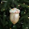 Creative Christmas Hanging Cute Ice Cream Pendant Navidad 2026 Christmas Decor Xmas Tree Decor New Year Gift Toys