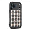 Plaid Bear iPhone Case: Cute, Drop-Proof Protection for iPhone 13, 14 Pro Max, 15, and 16 Pro.