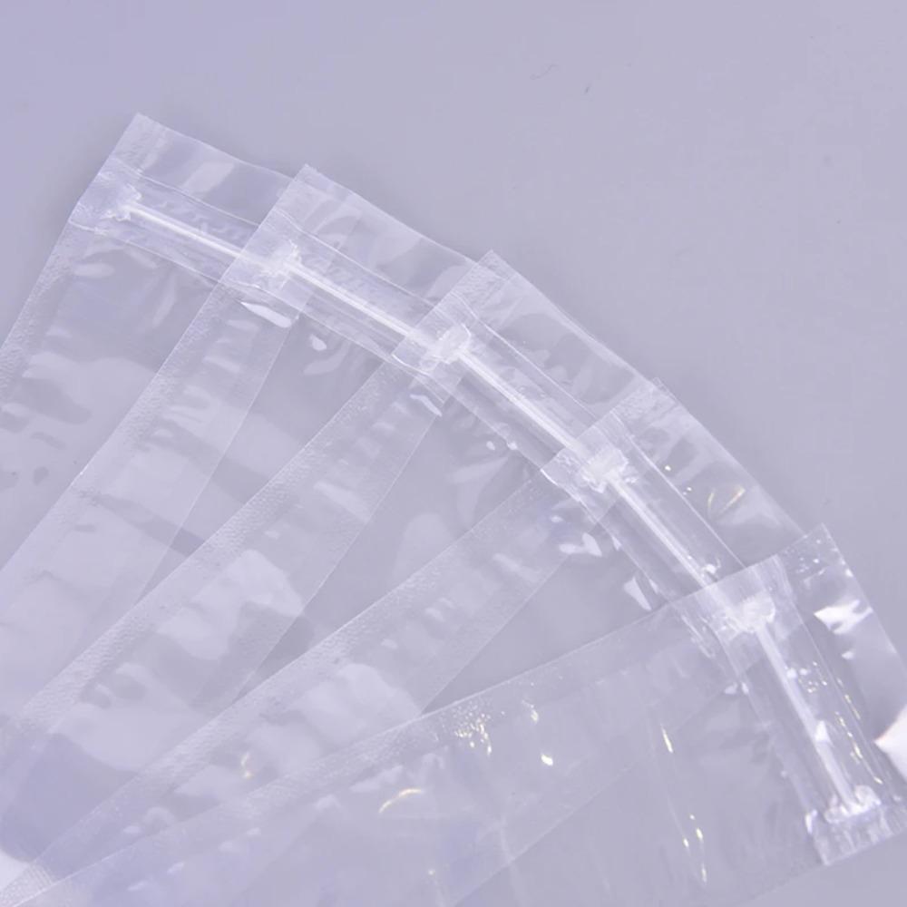 50pcs With Silicone Funnel Ice Popsicle Bags Zip Seals Ice Pop Mold Bags Refrigerator