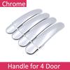 For Volkswagen VW Tiguan 2008 2009 2010 2011 2012 2013 2014 2015 2016 Luxurious Chrome Door Handle Cover Trim Car Accessories