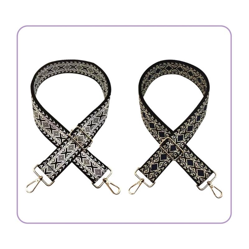Durable Ethnic Bag Strap Replacement Versatile Ethnic Shoulder Strap 11 Styles for Bags Comfortable for Any Occasion