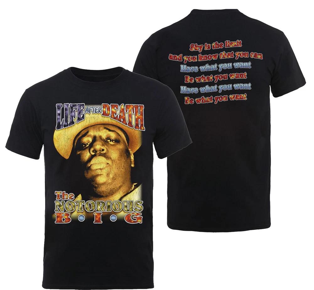 Notorious Big Life After Death Lyrics Rap Licensed Tshirt Unisex L