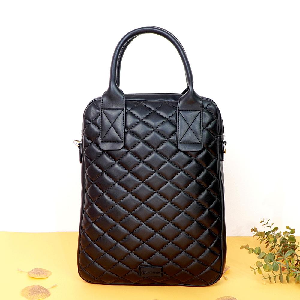 

Сумка для компьютера, сумка большой емкости, женская сумка, новый рюкзак, водонепроницаемая портативная сумка через плечо, студенческие сумки 30*5*39cm чёрный