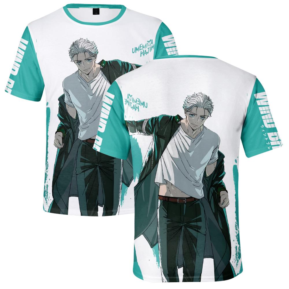 

Summer Fashion Women/Men s Casual Anime WIND BREAKER Cartoon Printed Cosplay Short Sleeve T-shirts XS
