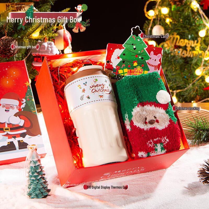 Aiqiyi Christmas Coffee Mug & Stocking Gift Set