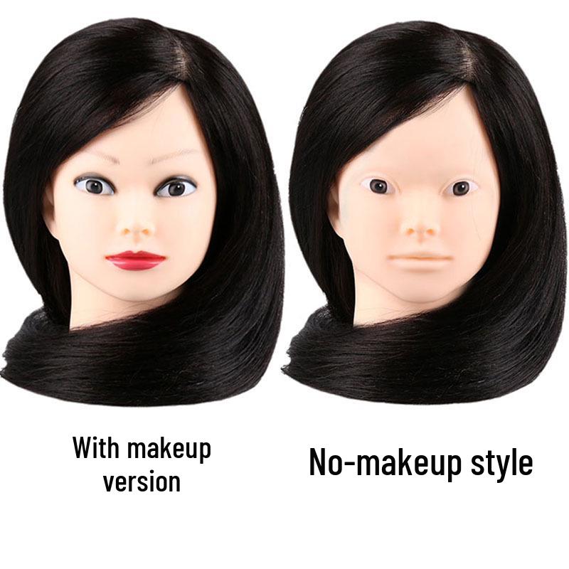 Wig Mannequin Head for Braiding, Styling, and Makeup Practice