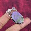 Purpurite & Pink Kunzite Jewelry, 925 Solid Sterling Silver Pendant Handmade Gemstone Jewelry, Gifts For Wife Brand New Pendant