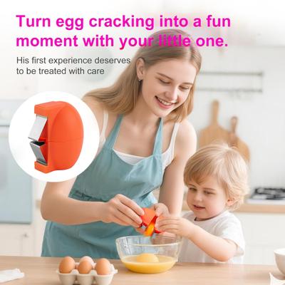 Eierschalenöffner Ergonomischer Eierknacker Multifunktionaler Eierschäler zum Kochen Backen Küche Eierschalenentferner