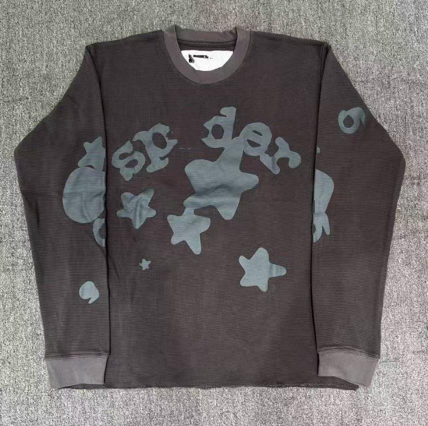 T-shirt Unisex con Stampa di Lettere in Schiuma Hip Hop Euro-Americano: Scollo Rotondo, Manica Corta, Design alla Moda