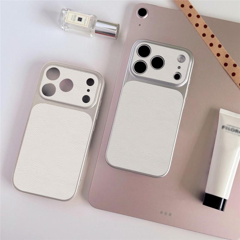 iPhone 17 Large Window Frosted Texture Soft Shell Case - Compatible with Apple 16/15/14 Pro Max, Drop-Proof