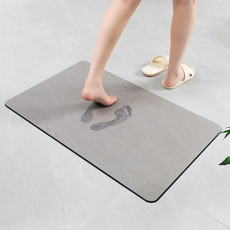 Diatomitová podložka do koupelny Protiskluzová Absorpční Rychleschnoucí podložka z křemeliny