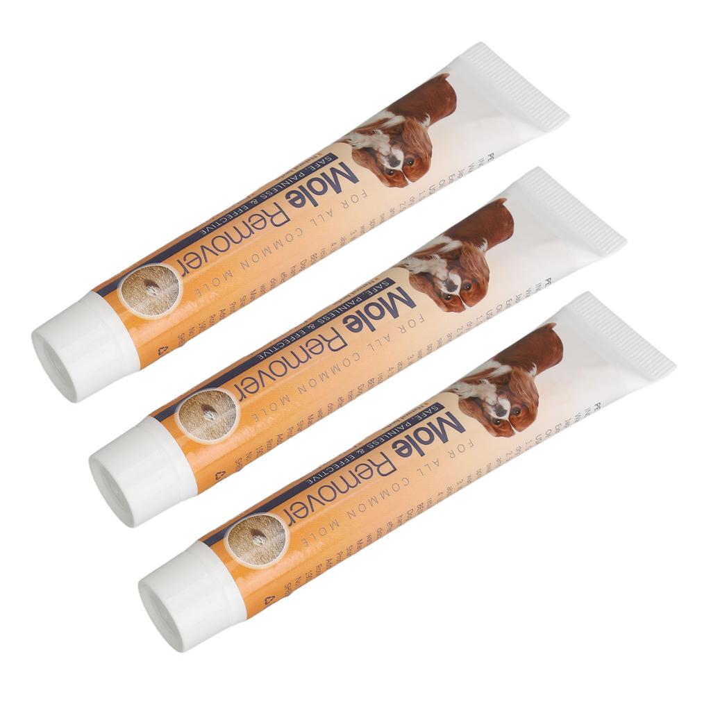 3pcs 20g Pet Tag Remover Cream Fade Nevus Easy Absorption Skin Tags Removal Cream