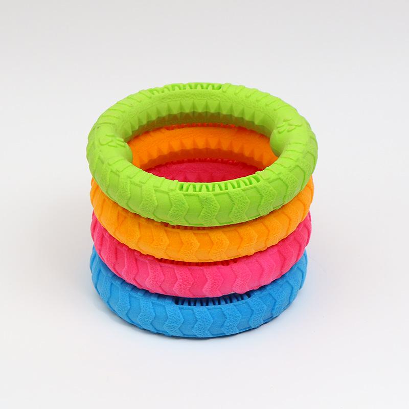Latex Dog Training Tire - Durable, Tear-Resistant Chew Toy for Interactive Play.