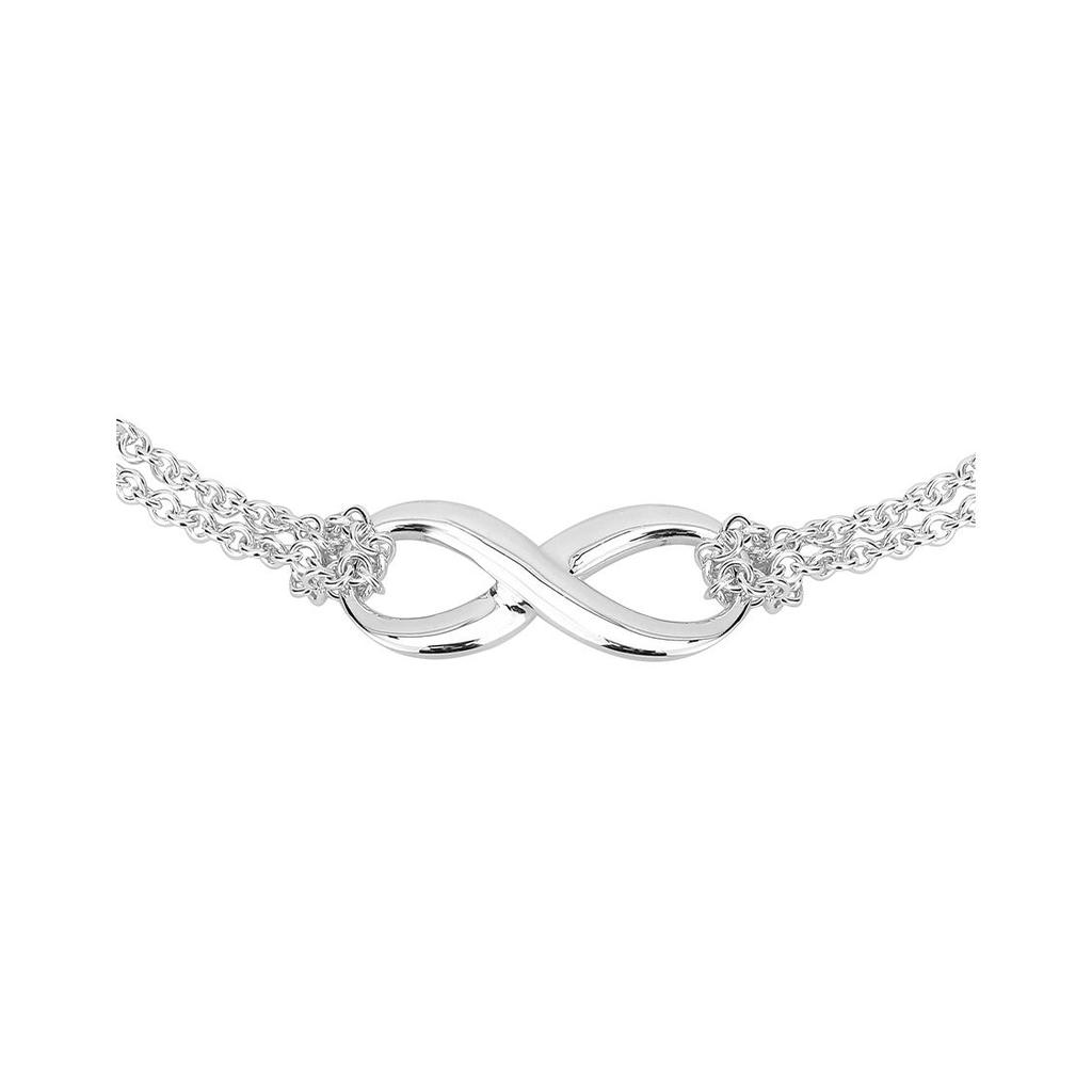 Tiffany & Co.. Doppelkettiges Schleifenarmband Glückssilberarmband Damenarmband 30036298