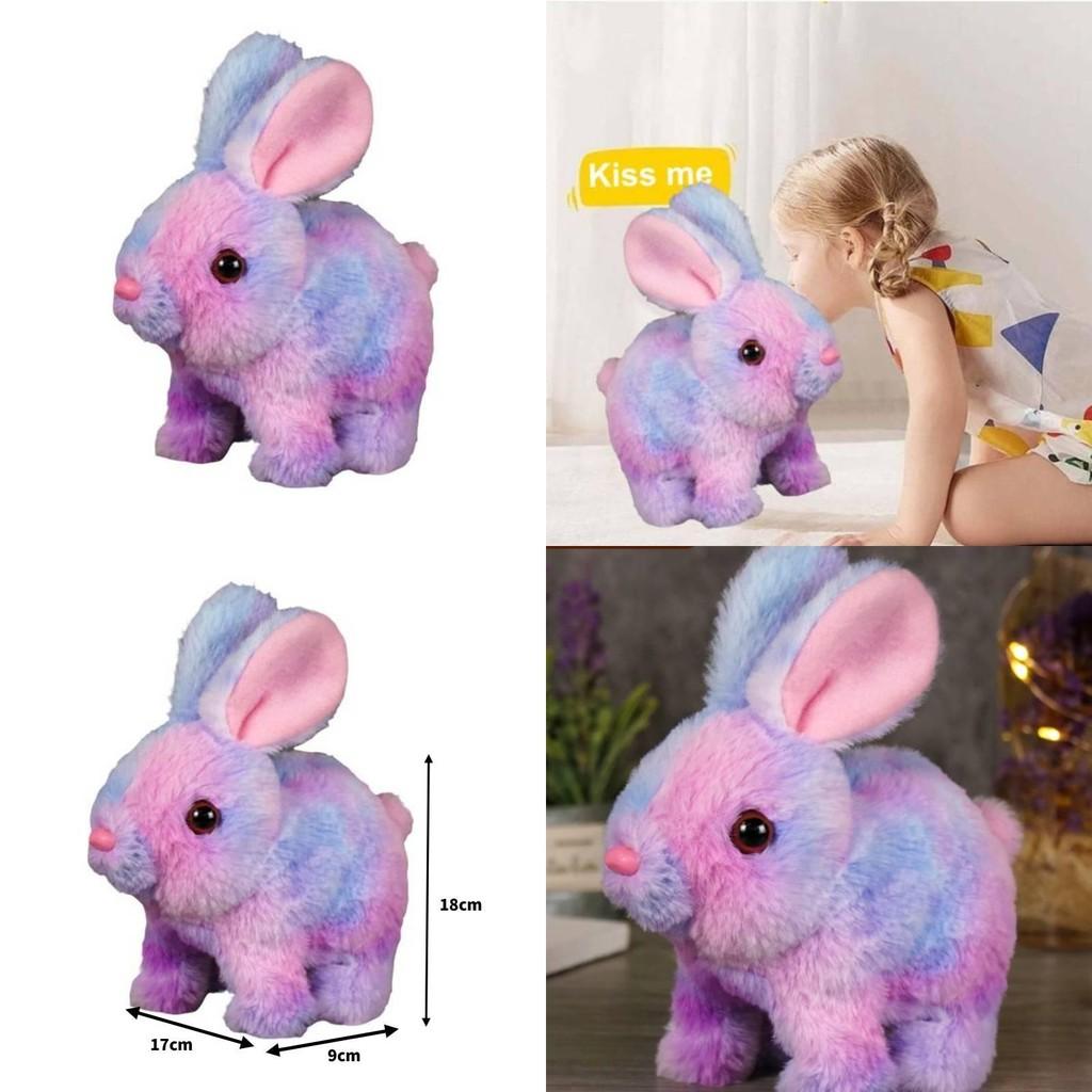 Plush Cute Rabbit Toy With Capable Of Producing Sound And Jumping For Kids Gift