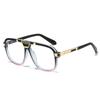 2025 Pilot Glasses Frame Anti Blue Light Men Women Unisex Aviation Blue Light Blocking Glasses Vintage Brand Designer Eyeglasses
