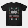 Gay Bear Beary Christmas Made In Australia T-Shirt