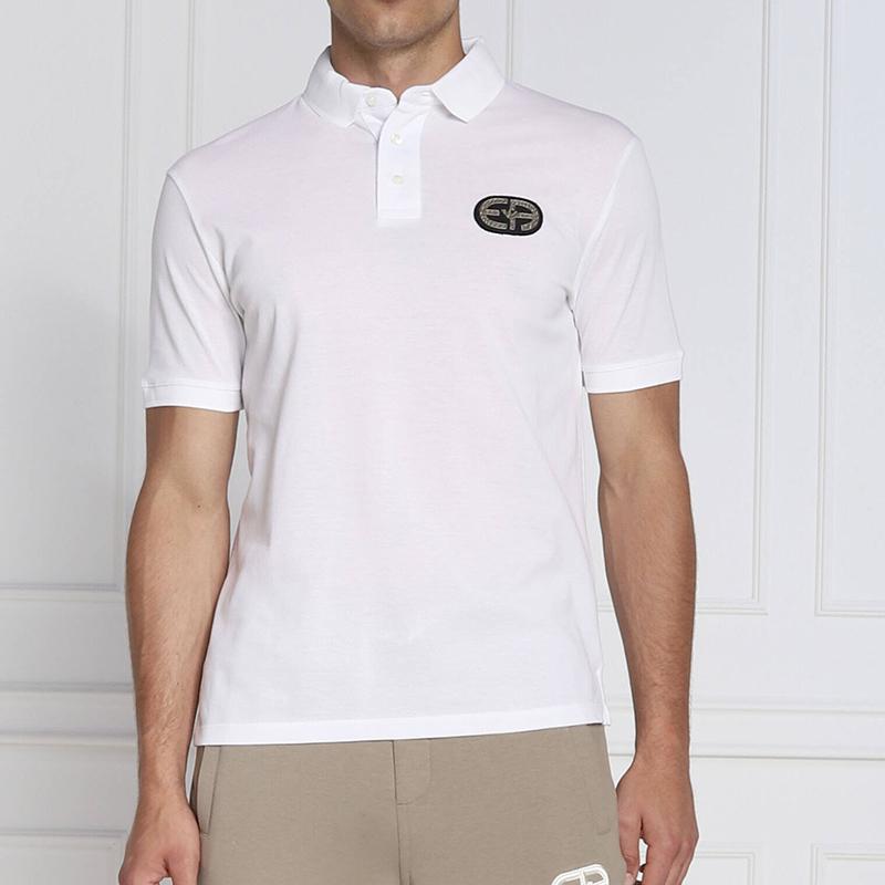 Emporio Armani EA FW22 Polo Shirt Men's White 6L1FB9-1JTKZ-0100