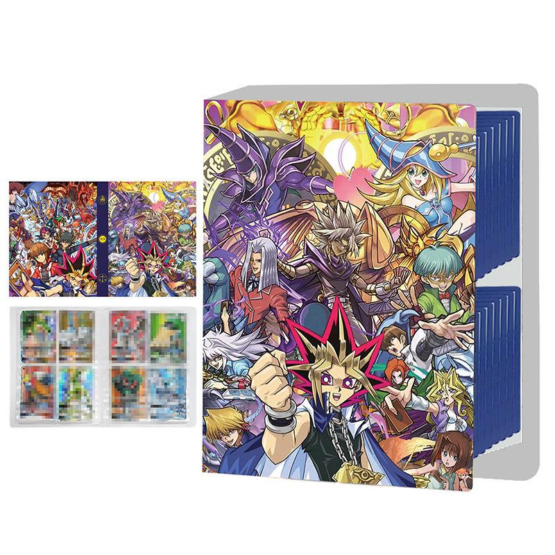 4-Pocket Yu-Gi-Oh! Card Binder, 240 Card Capacity, Cartoon Anime Card Collection Album, Card Holder Case