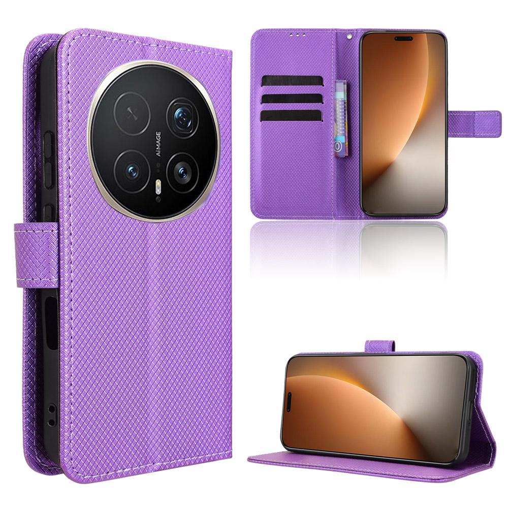 Flip Cover für Honor Magic8 Pro PU Leder Handyhülle Ganzkörperschutz [RFID-Blockierung] Brieftaschenhülle