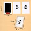 Pet Paw Print Ink Pad Wash Free Paw Print Maker for Dogs Cats DIY Puppy Footprints Souvenirs Pet Photo Album Souvenir Making Set