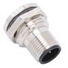 Waterproof Socket 4Pin Panel Back Mounting Waterproof Connector Electrical Supplies M12FP4